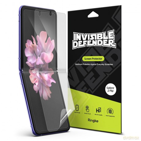 Ringke Invisible Defender 2x folia ochronna na cały ekran i boki telefonu TPU Samsung Galaxy Z Flip - case friendly (IDSG0009)