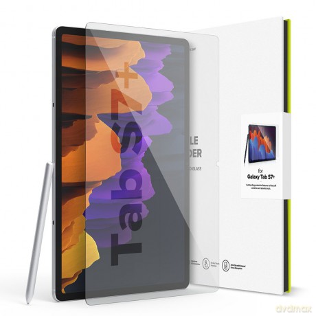 Ringke Invisible Defender ID Glass szkło hartowane 2,5D 0,33 mm Samsung Galaxy Tab S7+ (S7 Plus) (G4as035)