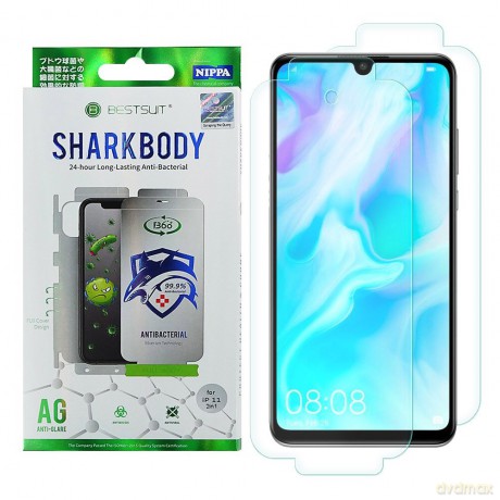 Shark Body Film antybakteryjna samoregenerująca się folia ochronna na ekran i tył telefonu Huawei P30 Lite