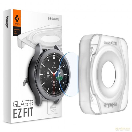 Szkło Hartowane Spigen Glas.Tr "Ez Fit" 2-Pack Galaxy Watch 4 Classic 42 Mm