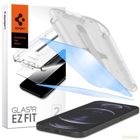 Szkło Hartowane Spigen Glas.Tr "Ez Fit" 2-Pack Iphone 13 Mini Antiblue