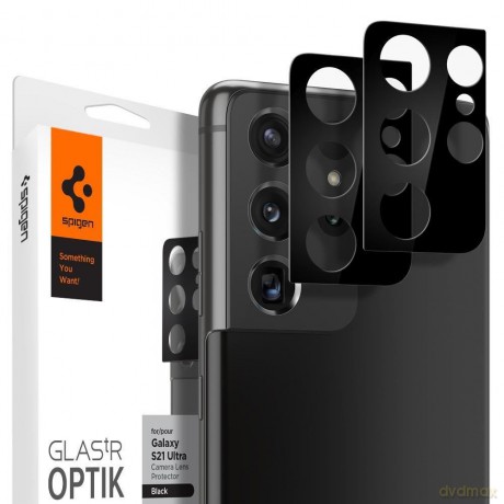 Szkło Hartowane Spigen Optik.Tr Camera Lens Galaxy S21 Ultra Black