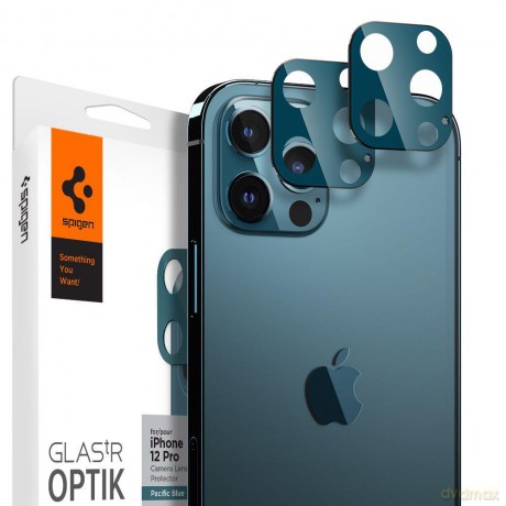 Szkło Hartowane Spigen Optik.Tr Camera Lens Iphone 12 Pro Pacific Blue