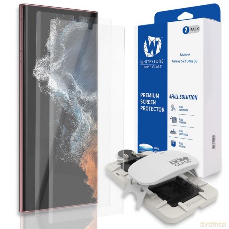 Szkło Hartowane Whitestone Dome Glass 2-Pack Galaxy S22 Ultra