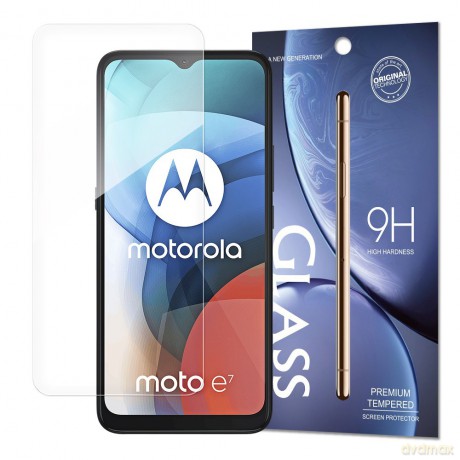 Tempered Glass szkło hartowane 9H Motorola Moto E7 (opakowanie - koperta)