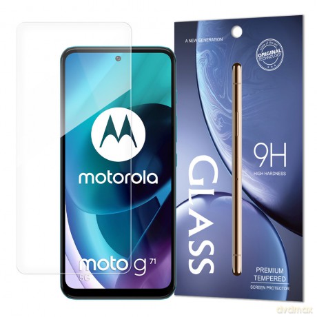 Tempered Glass szkło hartowane 9H Motorola Moto G71 5G (opakowanie - koperta)
