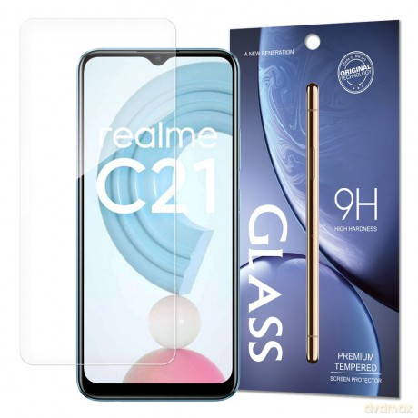 Tempered Glass szkło hartowane 9H Realme C21 (opakowanie - koperta)