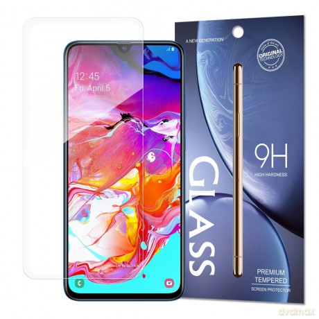 Tempered Glass szkło hartowane 9H Samsung Galaxy A70 (opakowanie - koperta)