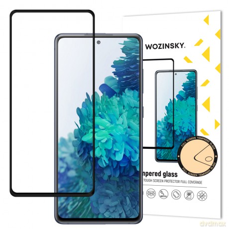 Wozinsky super wytrzymałe szkło hartowane Full Glue na cały ekran z ramką Case Friendly Samsung Galaxy A72 4G czarny