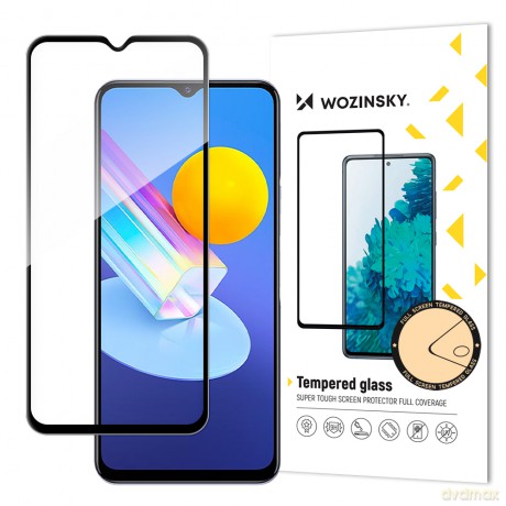 Wozinsky super wytrzymałe szkło hartowane Full Glue na cały ekran z ramką Case Friendly Vivo Y72 5G czarny