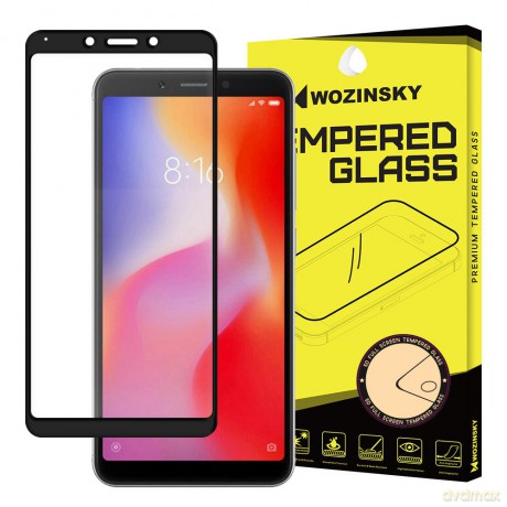 Wozinsky super wytrzymałe szkło hartowane Full Glue na cały ekran z ramką Case Friendly Xiaomi Redmi 6A czarny