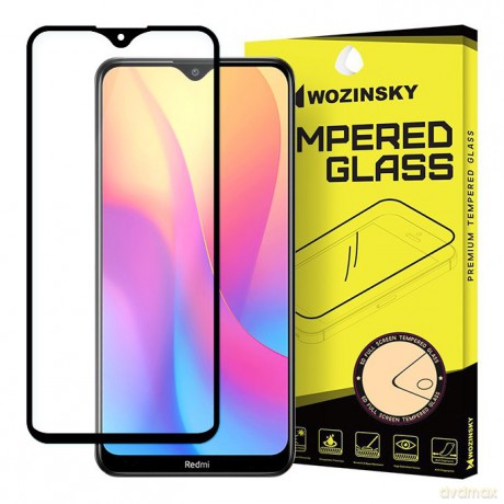 Wozinsky super wytrzymałe szkło hartowane Full Glue na cały ekran z ramką Case Friendly Xiaomi Redmi 8A czarny
