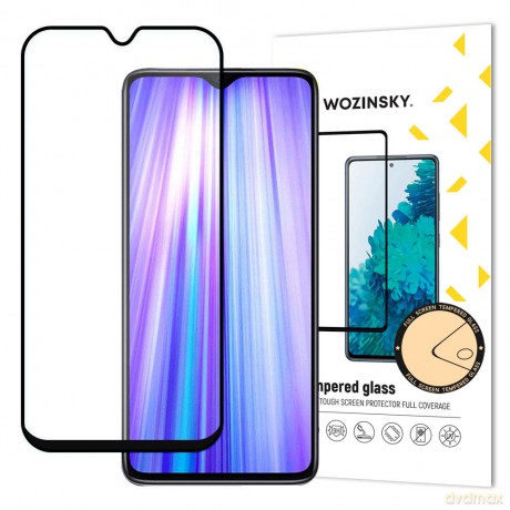 Wozinsky super wytrzymałe szkło hartowane Full Glue na cały ekran z ramką Case Friendly Xiaomi Redmi Note 8 Pro czarny