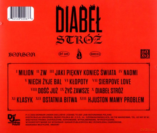 Bonson: Diabeł Stróż [CD]