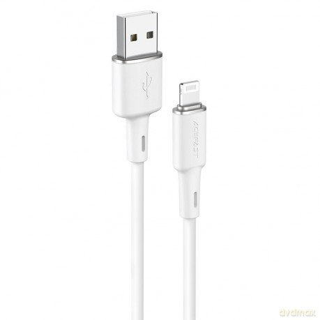 Acefast kabel MFI USB - Lightning 1,2m, 2,4A biały (C2-02 white)