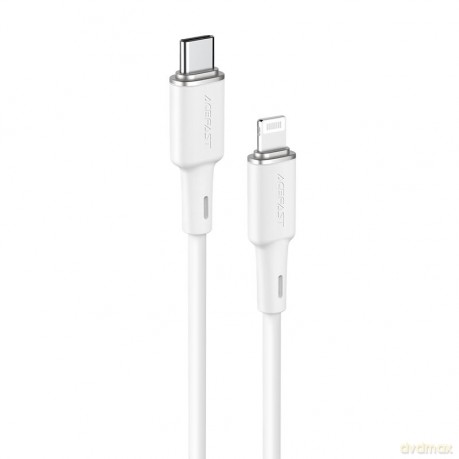 Acefast kabel MFI USB Typ C - Lightning 1,2m, 30W, 3A biały (C2-01 white)