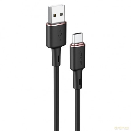 Acefast kabel USB - USB Typ C 1,2m, 3A czarny (C2-04 black)