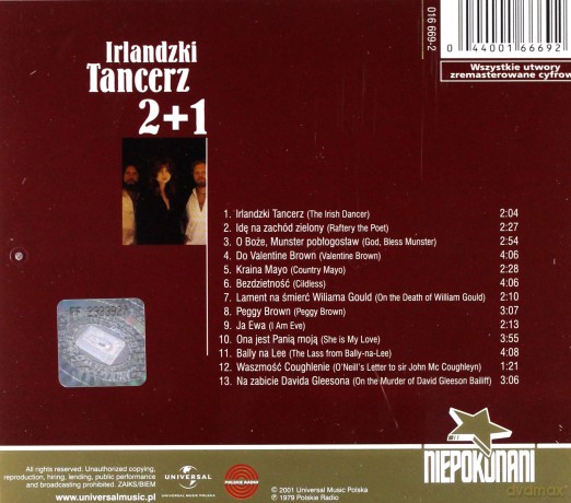 2+1: Irlandzki Tancerz (Niepokonani) [CD]
