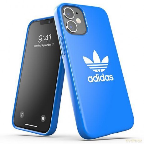 Adidas OR SnapCase Trefoil iPhone 12 mini niebieski/blue 42288
