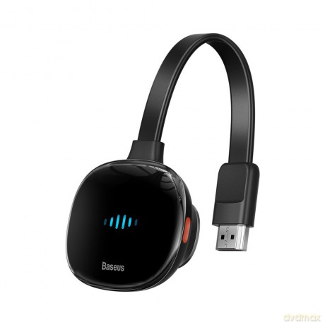 Baseus bezprzewodowy adapter WiFi - HDMI smart TV czarny (CATPQ-A01)