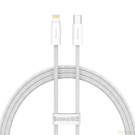 Baseus Dynamic kabel USB Typ C - Lightning Power Delivery 20W 1m biały (CALD000002)