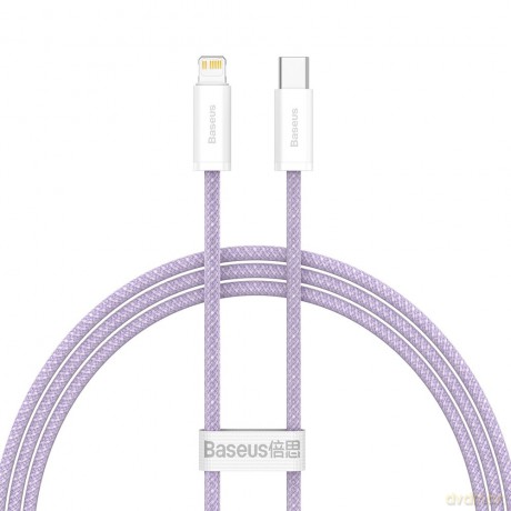 Baseus Dynamic kabel USB Typ C - Lightning Power Delivery 20W 1m fioletowy (CALD000005)
