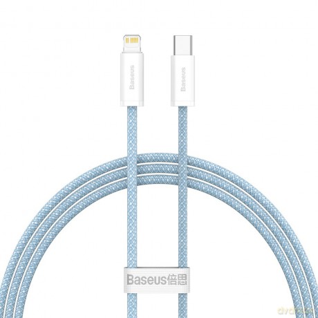 Baseus Dynamic kabel USB Typ C - Lightning Power Delivery 20W 1m niebieski (CALD000003)