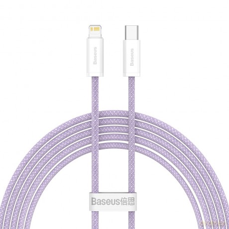 Baseus Dynamic kabel USB Typ C - Lightning Power Delivery 20W 2m fioletowy (CALD000105)