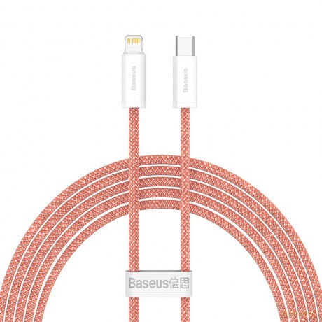 Baseus Dynamic kabel USB Typ C - Lightning Power Delivery 20W 2m pomarańczowy (CALD000107)
