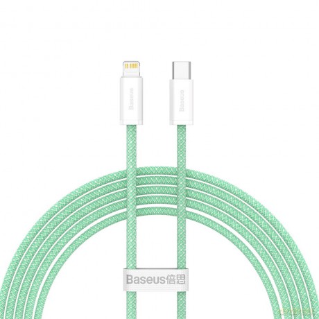 Baseus Dynamic kabel USB Typ C - Lightning Power Delivery 20W 2m zielony (CALD000106)