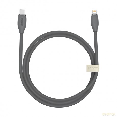 Baseus kabel, przewód USB Typ C - Lightning 20W długość 1,2 m Jelly Liquid Silica Gel - czarny