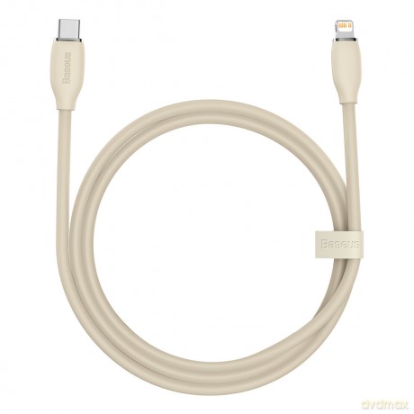Baseus kabel, przewód USB Typ C - Lightning 20W długość 1,2 m Jelly Liquid Silica Gel - różowy