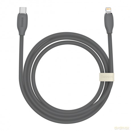 Baseus kabel, przewód USB Typ C - Lightning 20W długość 2 m Jelly Liquid Silica Gel - czarny