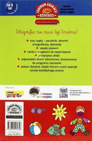 Szkolny Słownik Ortograficzny +DYKTANDA (twarda) [KSIĄŻKA]