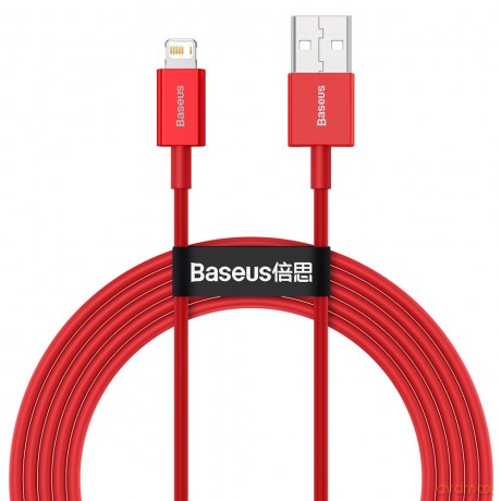 Baseus Superior kabel USB - Lightning 2,4 A 2 m czerwony (CALYS-C09)