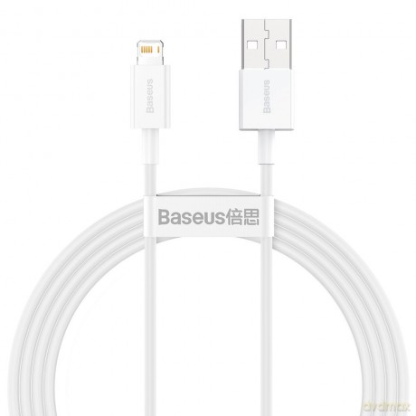 Baseus Superior kabel USB - Lightning 2,4A 1,5 m Biały (CALYS-B02)