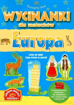 Wycinanki Dla Maluchów Europa (broszurowa) [KSIĄŻKA]