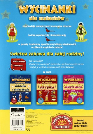 Wycinanki Dla Maluchów Europa (broszurowa) [KSIĄŻKA]