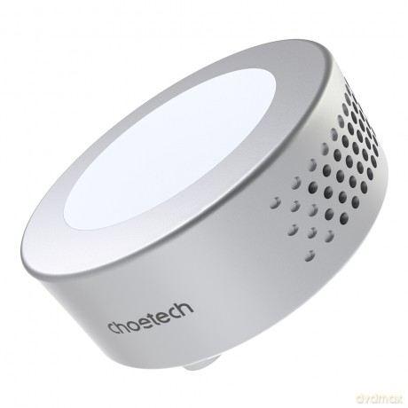 Choetech ładowarka bezprzewodowa Qi 15W (kompatybilna z MagSafe) z wentylatorem do chłodzenia telefonu (kabel USB Typ C - USB Typ C w zestawie) srebrny (T593-F)