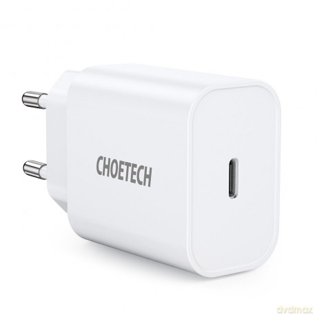 Choetech ładowarka sieciowa USB Typ C PD 20W biały (Q5004 V4)
