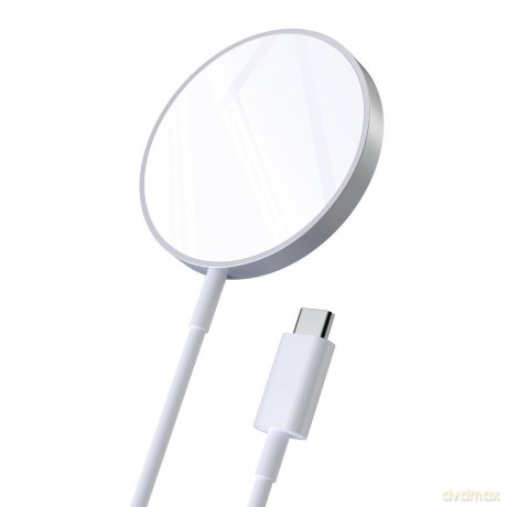 Choetech magnetyczna ładowarka bezprzewodowa Qi 15W (kompatybilna z MagSafe) biały (T517-F)