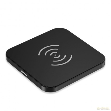 Choetech zestaw 2 x ładowarka bezprzewodowa Qi 10W do telefonu słuchawek czarny (T511-S) + 2 x kabel USB - microUSB czarny