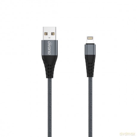 Dudao kabel przewód USB - Lightning 6A 1 m szary (TGL1L)