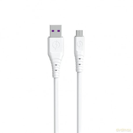 Dudao kabel przewód USB - micro USB 6A 1 m biały (TGL3M)