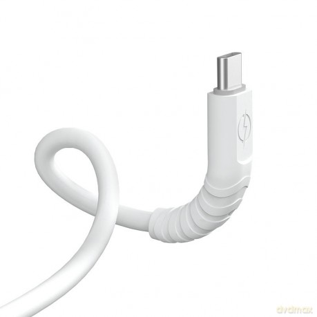 Dudao kabel, przewód USB Typ C - USB Typ C 6A 100W PD biały (TGL3C)