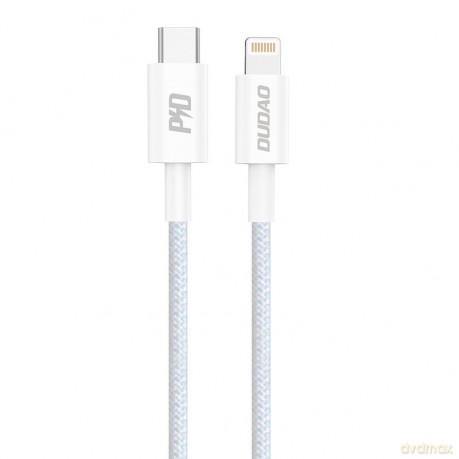 Dudao L6E kabel USB Typ C - Lightning PD 20W biały (L6E)