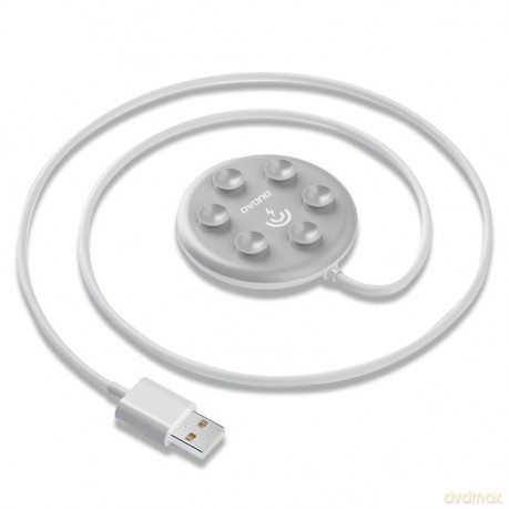 Dudao ładowarka bezprzewodowa Qi 15 W z przyssawką biały (A12s white)
