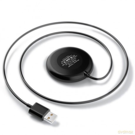 Dudao ładowarka bezprzewodowa Qi 15 W z przyssawką czarny (A12s black)