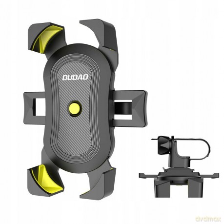 Dudao rowerowy motocyklowy uchwyt na telefon na kierownicę czarny (F7H black)
