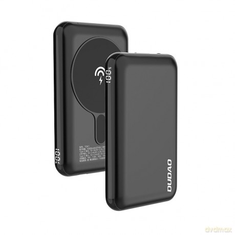 Dudao TGK1 powerbank z ładowarką bezprzewodową 15W 10000mAh czarny (TGK1-czarny)